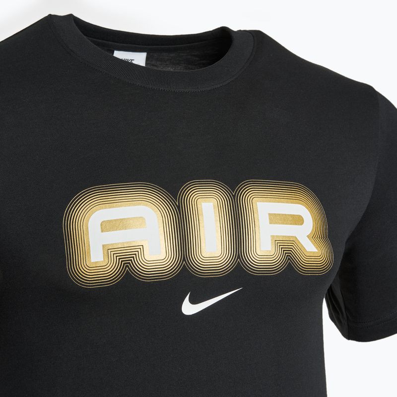 Vyriški marškinėliai Nike Air Graphic black/metalic gold 3