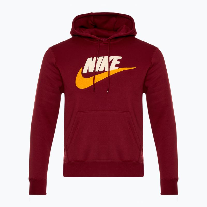 Vyriškas džemperis Nike Club Fleece Hoodie team red/team red