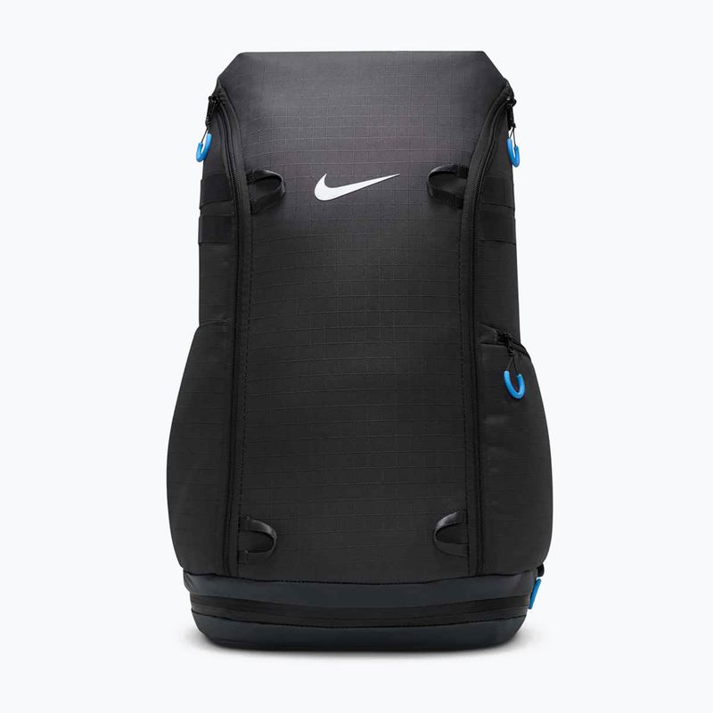 Nike Elite EasyOn 31 l antracito/universitetinė mėlyna/balta treniruočių kuprinė