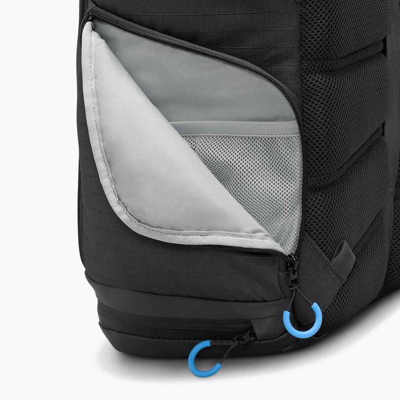 Nike Elite EasyOn 31 l antracito/universitetinė mėlyna/balta treniruočių kuprinė 9
