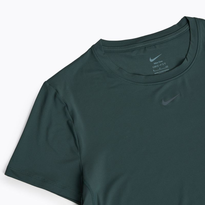 Moteriški marškiniai Nike One Classic Dri-Fit vintage green / black 3