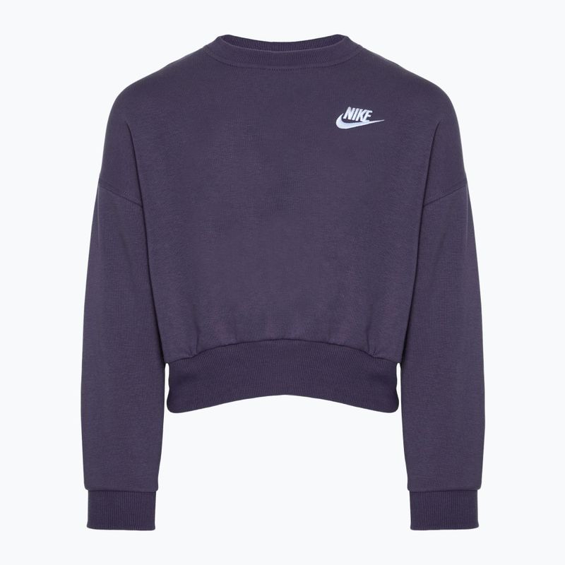 Vaikiškas džemperis Nike Sportswear Club Fleece dark raisin / white