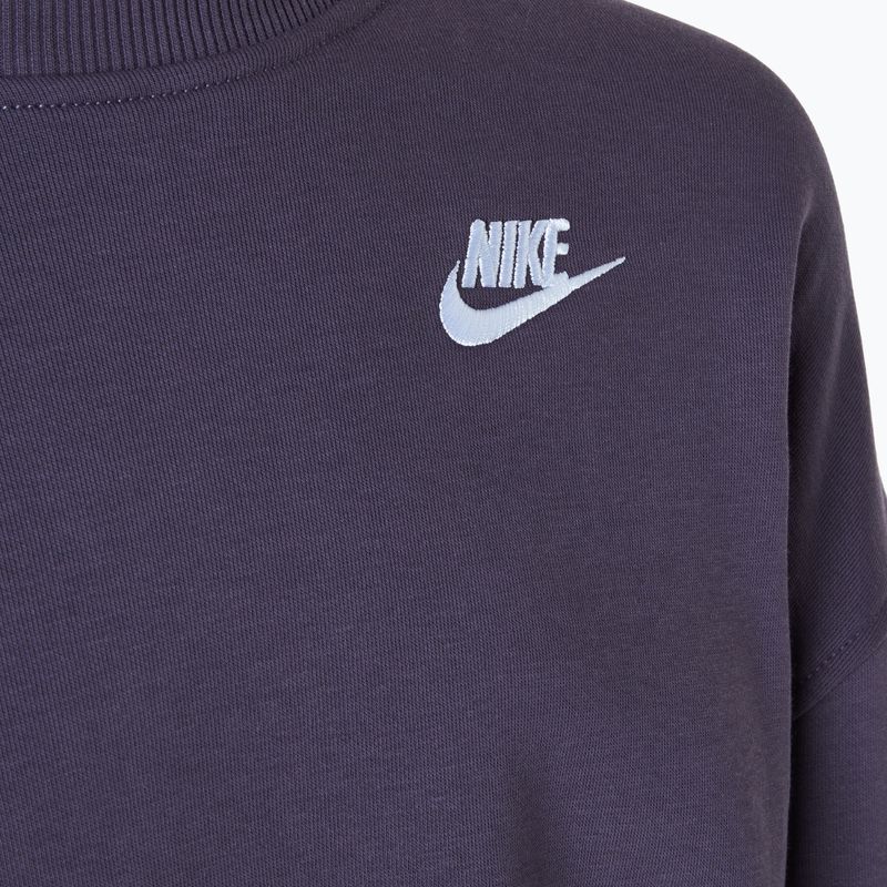 Vaikiškas džemperis Nike Sportswear Club Fleece dark raisin / white 3