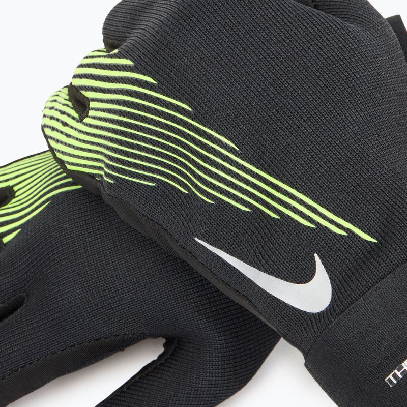 Vaikiškos pirštinės Nike Academy Therma-FIT black/black/volt 4