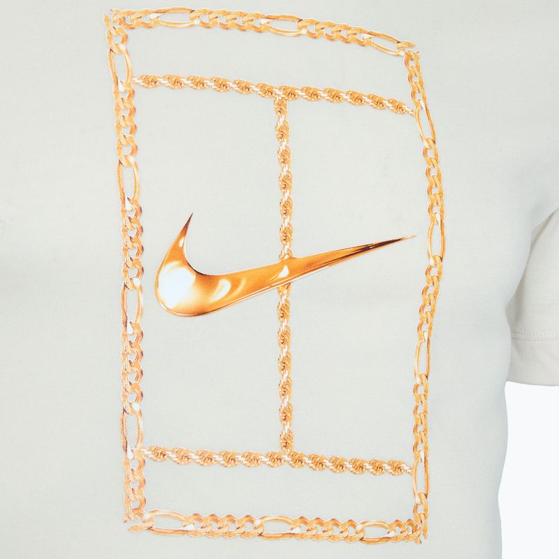 Vyriški Nike Court Dri-FIT teniso marškinėliai light orewood brown 3