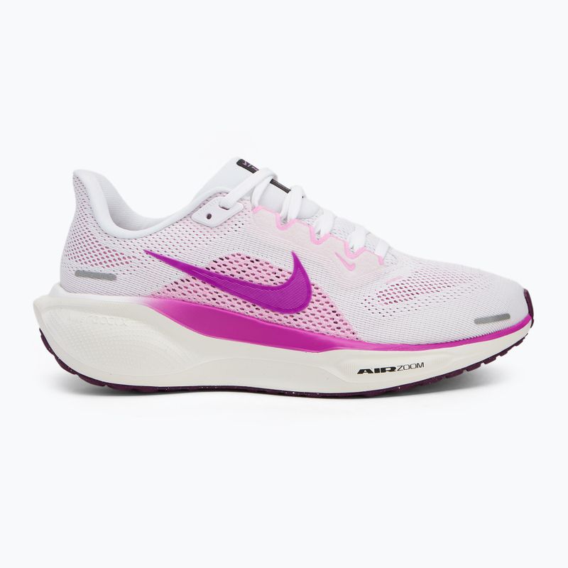 Moteriški bėgimo batai Nike Pegasus 41 white/ black/ beyond pink/ hyper violet 2