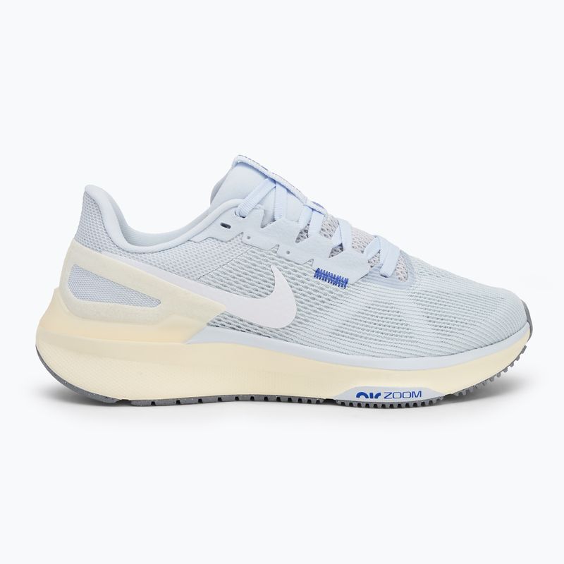 Moteriški bėgimo batai Nike Structure 25 football grey/blue tint/pale ivory/white 2