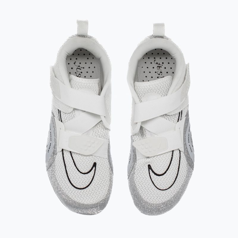 "Nike Superrep Cycle 2 Premium" aukščiausio lygio baltos/ grynos platinos/juodos spalvos kelio bateliai 5