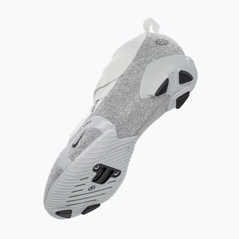 "Nike Superrep Cycle 2 Premium" aukščiausio lygio baltos/ grynos platinos/juodos spalvos kelio bateliai 8