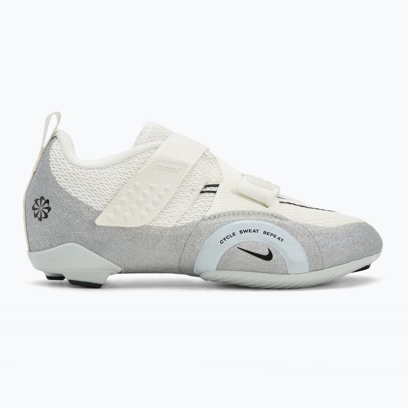 "Nike Superrep Cycle 2 Premium" aukščiausio lygio baltos/ grynos platinos/juodos spalvos kelio bateliai 2