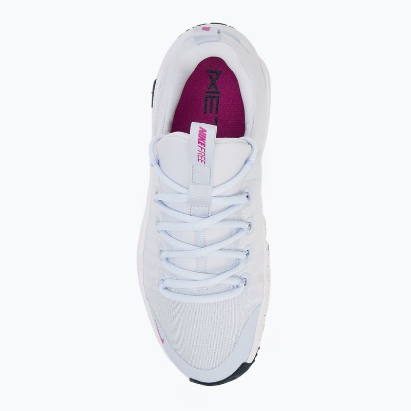 Moteriški treniruočių batai Nike Free Metcon 6 grey / armory navy / hot fuchsia 5