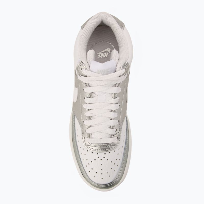 Moteriški batai Nike Court Vision Mid grey/silver/white 5