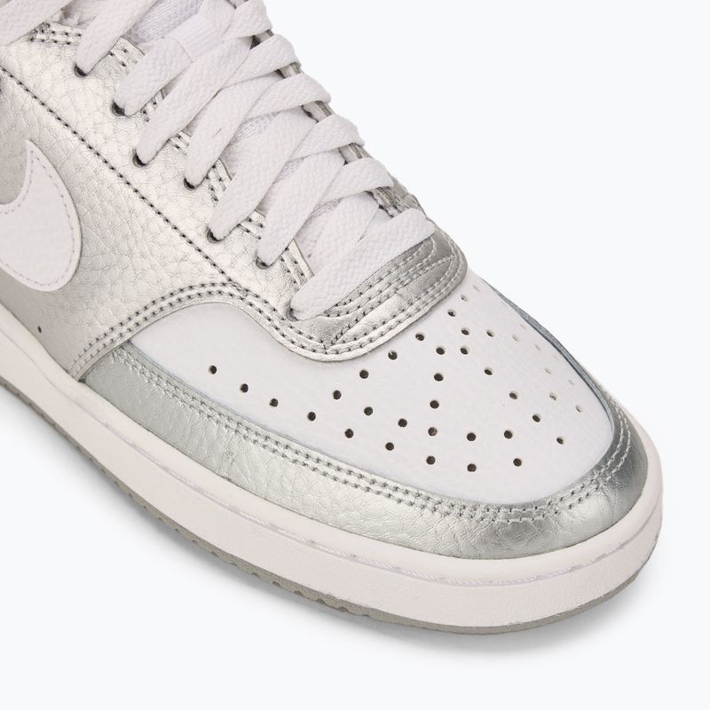Moteriški batai Nike Court Vision Mid grey/silver/white 7