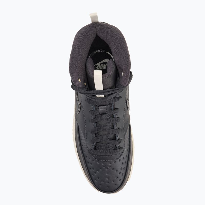 Vyriški batai Nike Court Vision Mid elemental dark smoke grey/light bone/dark smoke grey 5