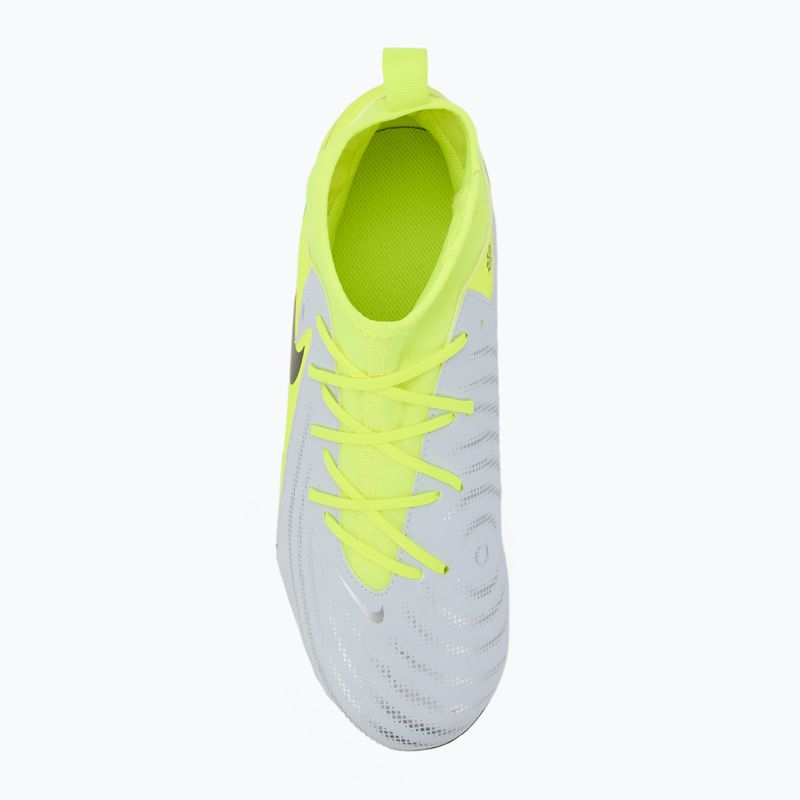 Vaikiški futbolo batai Nike Phantom Luna 2 Academy FG/MG metallic silver/volt/black 5