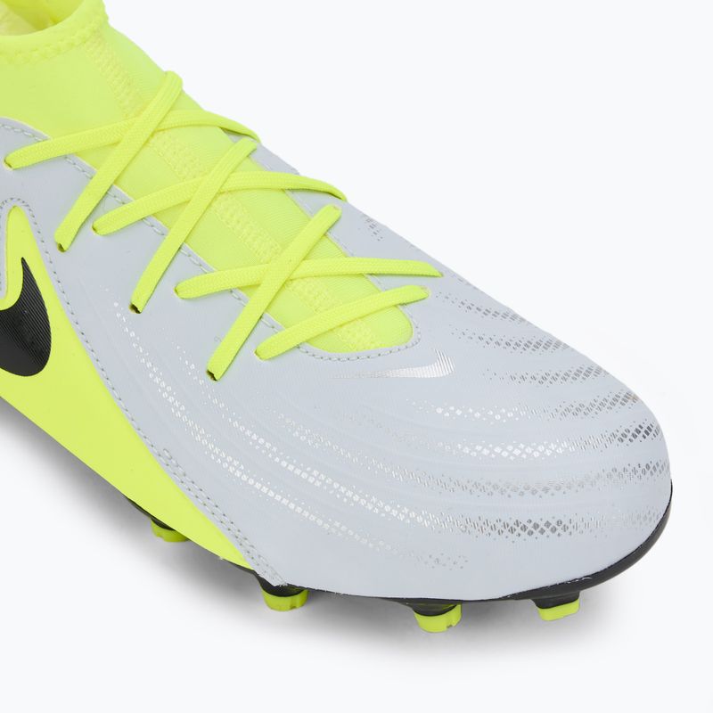 Vaikiški futbolo batai Nike Phantom Luna 2 Academy FG/MG metallic silver/volt/black 7