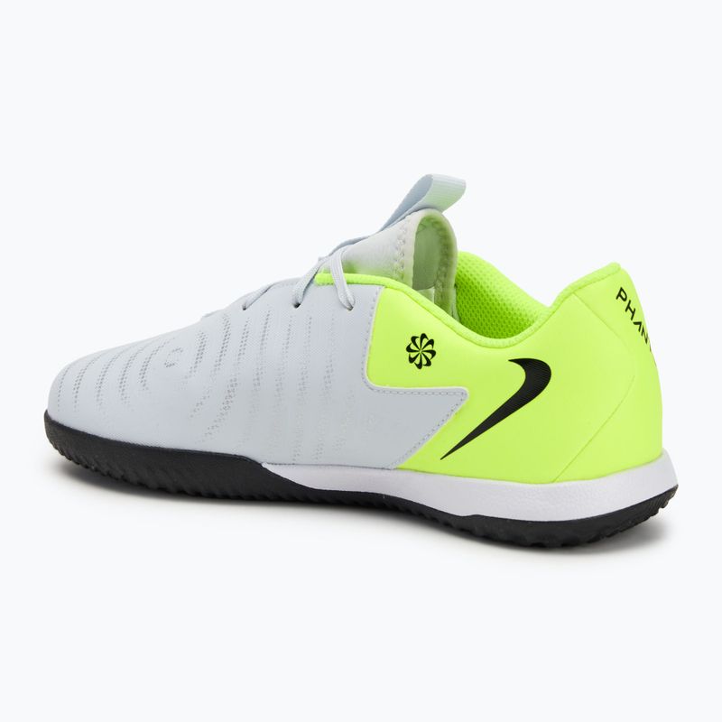 Vaikiški futbolo batai Nike Phantom GX 2 Academy IC metallic silver/volt/black 3