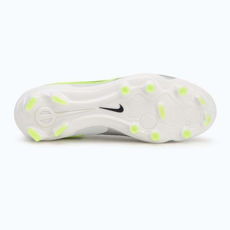 Vyriški futbolo batai Nike Tiempo Legend 10 Pro FG metallic silver/volt/black 4