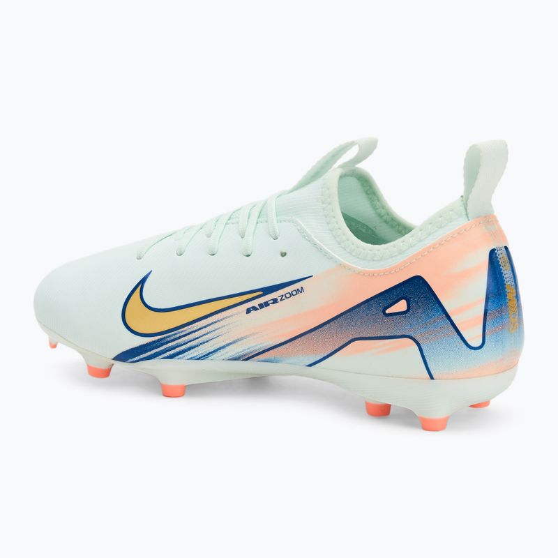 Nike Vapor 16 Acadamy Mercurial Dream Speed FG/MG Jr vaikiški futbolo bateliai vos žalios spalvos/ purpurinės spalvos pulsas/ metalinio aukso moneta 3