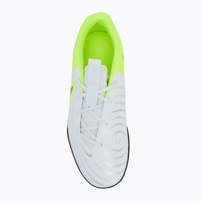 Vaikiški futbolo batai Nike Phantom GX 2 Academy TF metallic silver/volt/black 5