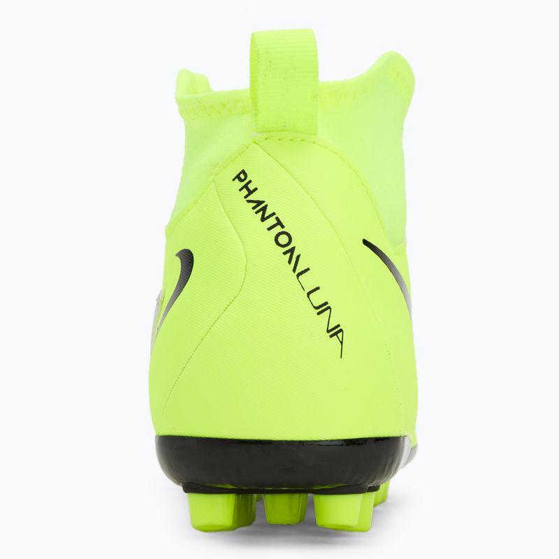 Vaikiški futbolo batai Nike Phantom Luna 2 Academy AG Jr metallic silver/black/volt 6