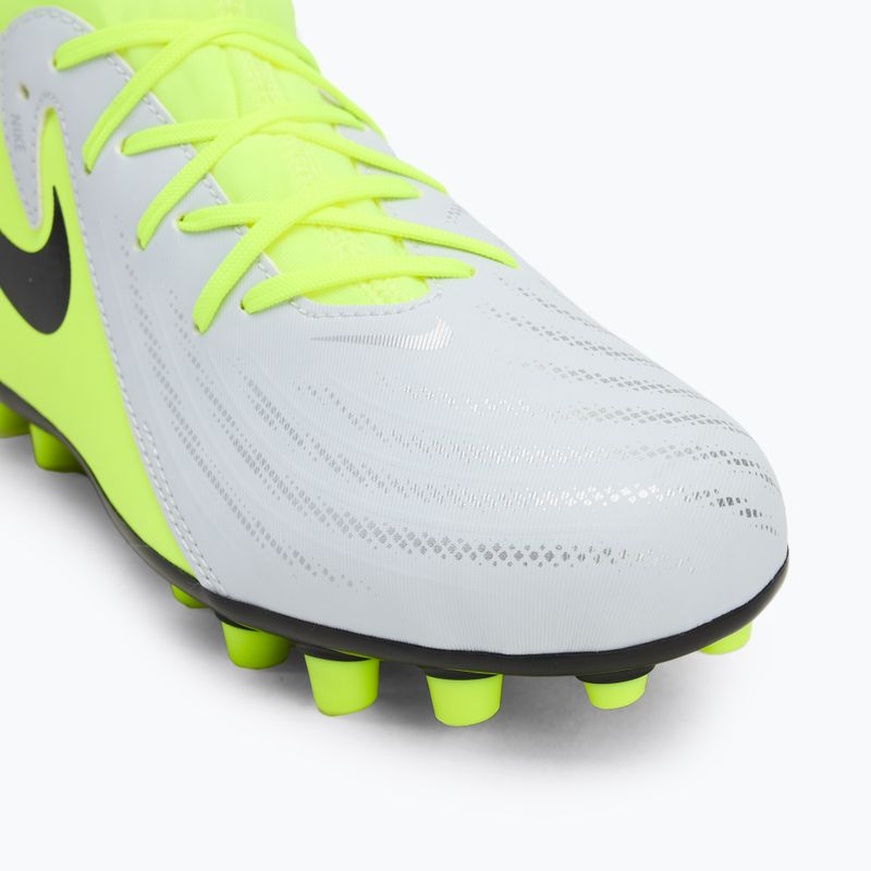 Vaikiški futbolo batai Nike Phantom Luna 2 Academy AG Jr metallic silver/black/volt 7