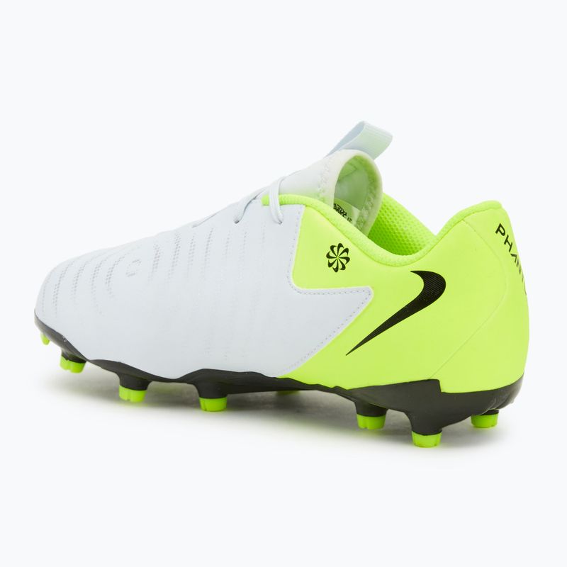 Vaikiški futbolo batai Nike Phantom GX 2 Academy FG/MG metallic silver/volt/black 3