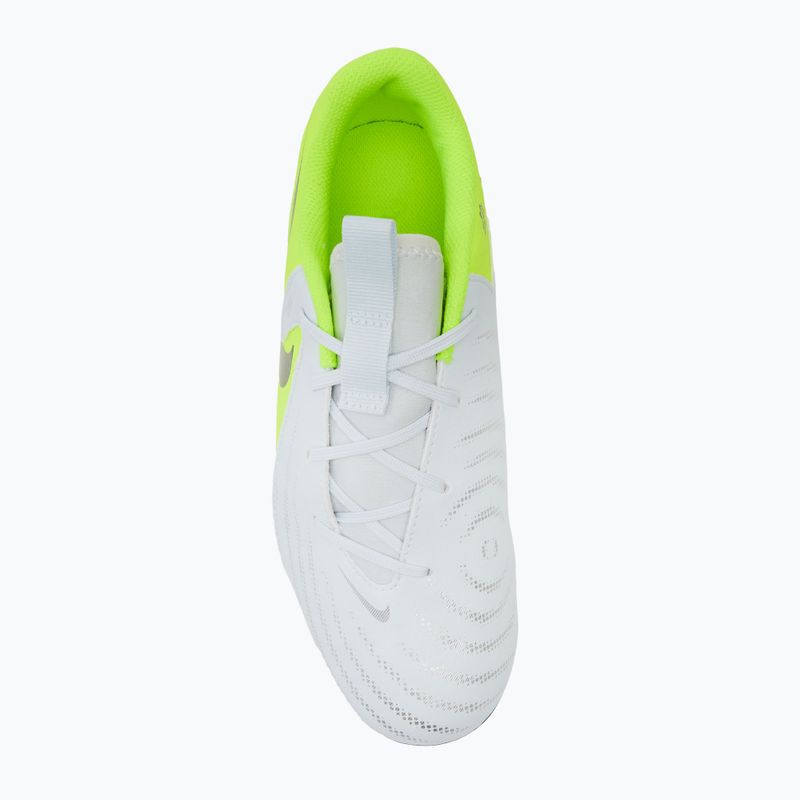 Vaikiški futbolo batai Nike Phantom GX 2 Academy FG/MG metallic silver/volt/black 5