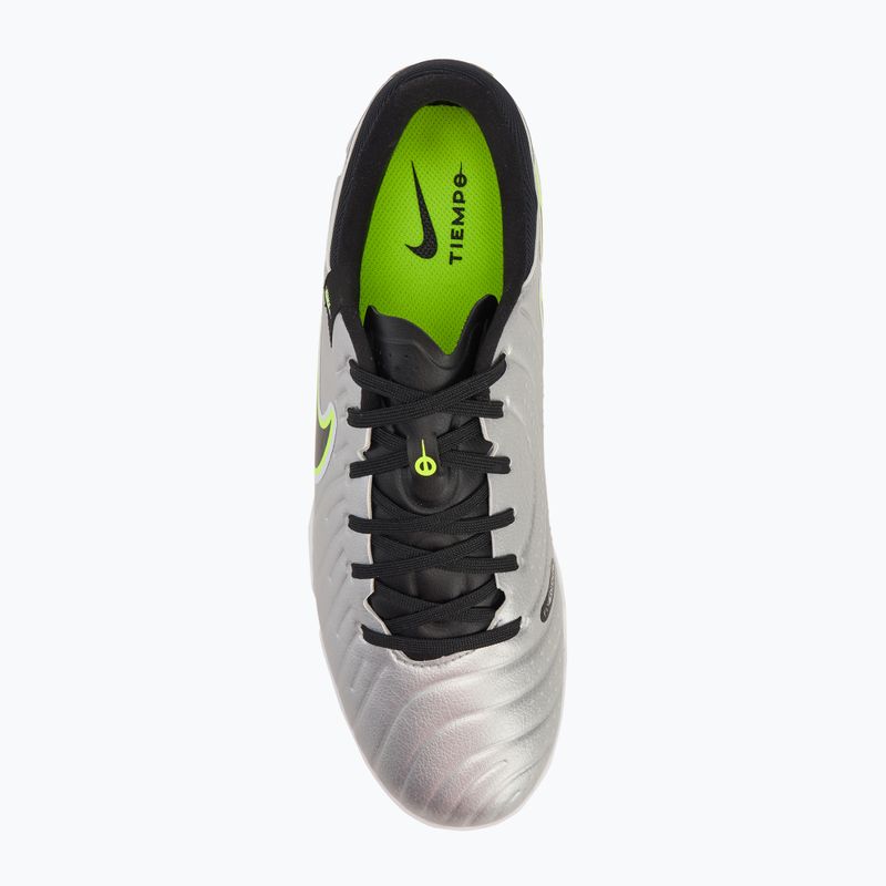 Vyriški futbolo batai Nike Tiempo Legend 10 Academy TF metallic silver/volt/black 5