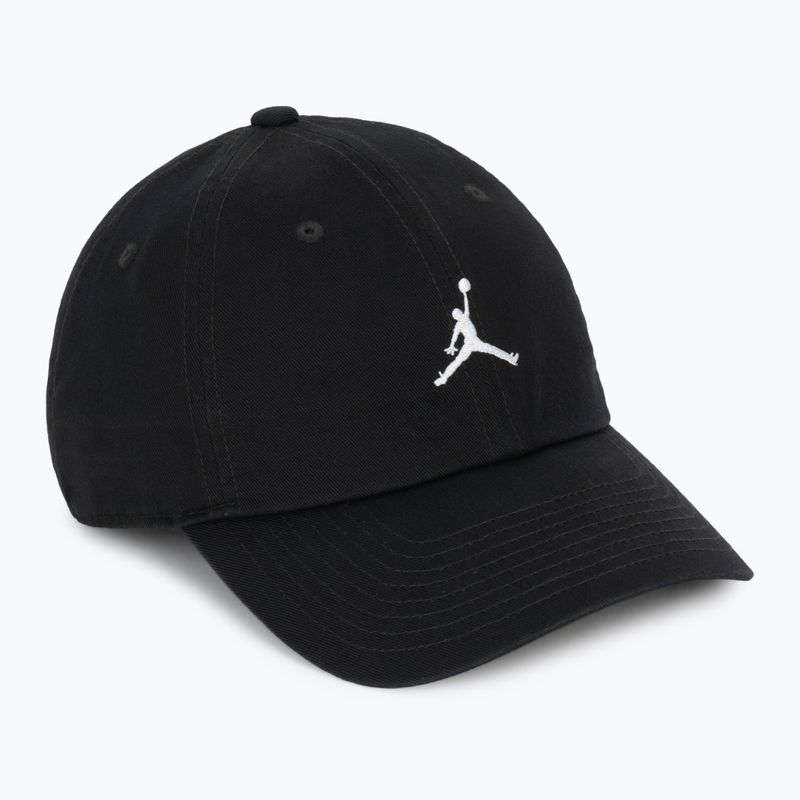 Kepurė su snapeliu Jordan Club Unstructured Curved-Bill black/white