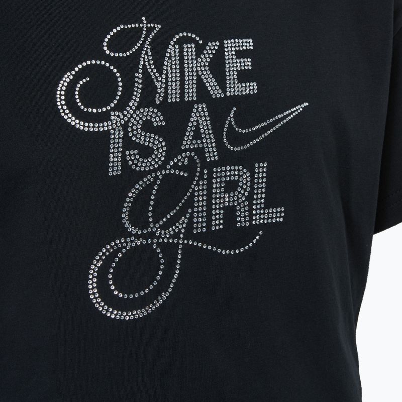 Vaikiški marškinėliai Nike Sportswear black 3