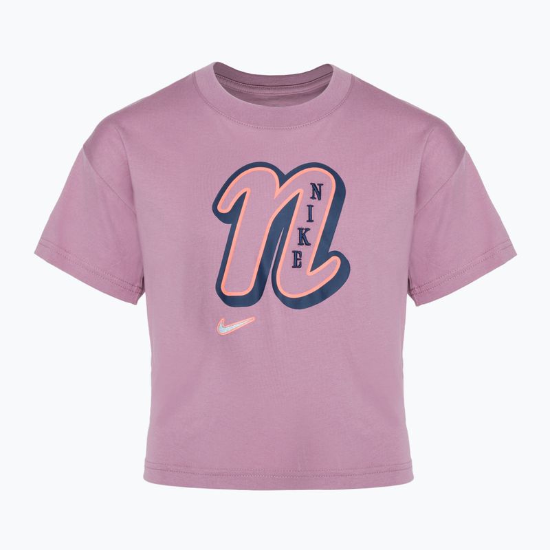 Vaikiški marškinėliai Nike Sportswear plum dust