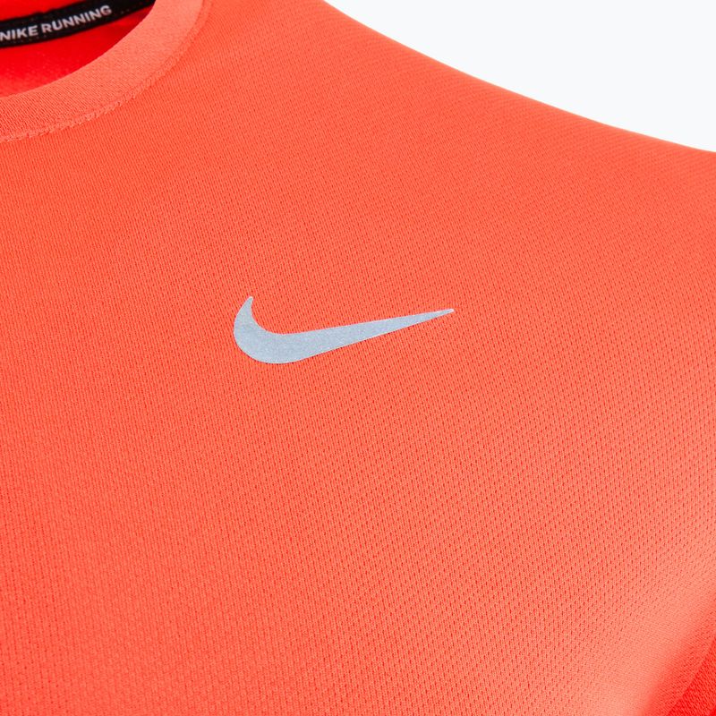 Vyriški bėgimo marškinėliai Nike Miler Dri-Fit UV light wild mango 3