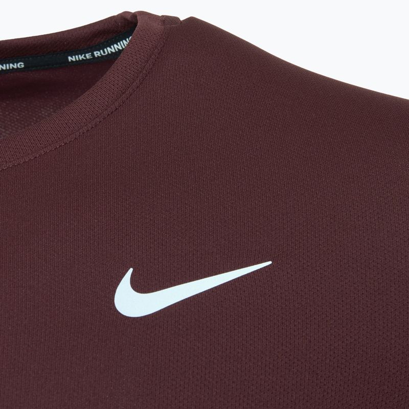 Vyriški bėgimo marškinėliai Nike Miler Dri-Fit UV burgundy crush 3