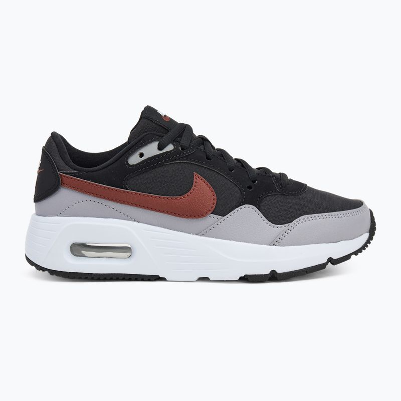 Nike Air Max SC vaikiški bateliai juodi/ tamsiai ponio/ cemento pilkos spalvos 2