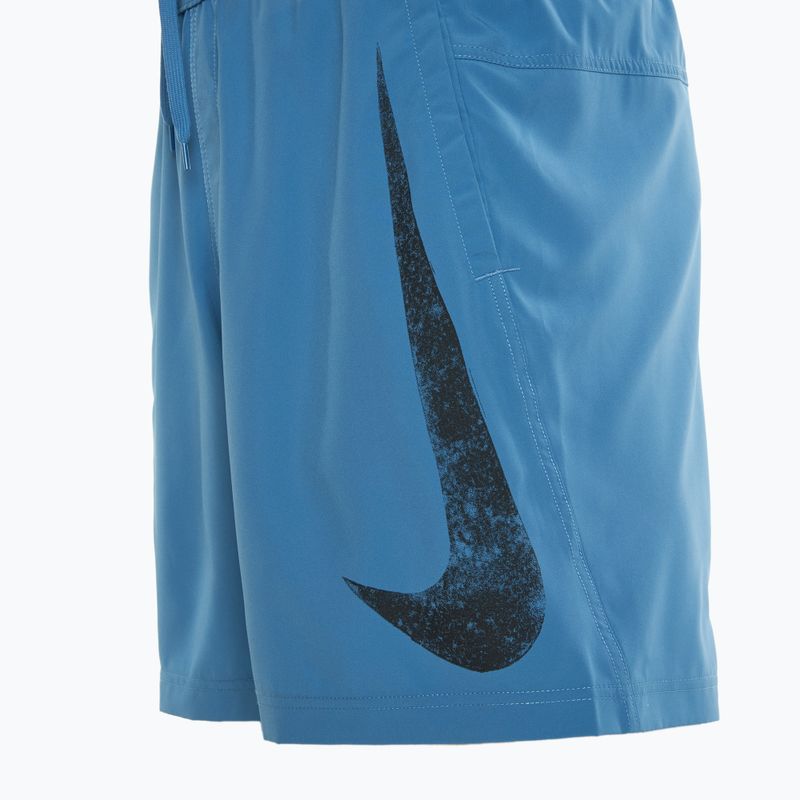 Vyriški šortai Nike Form Swoosh Dri-Fit 7" aegean storm/black 3