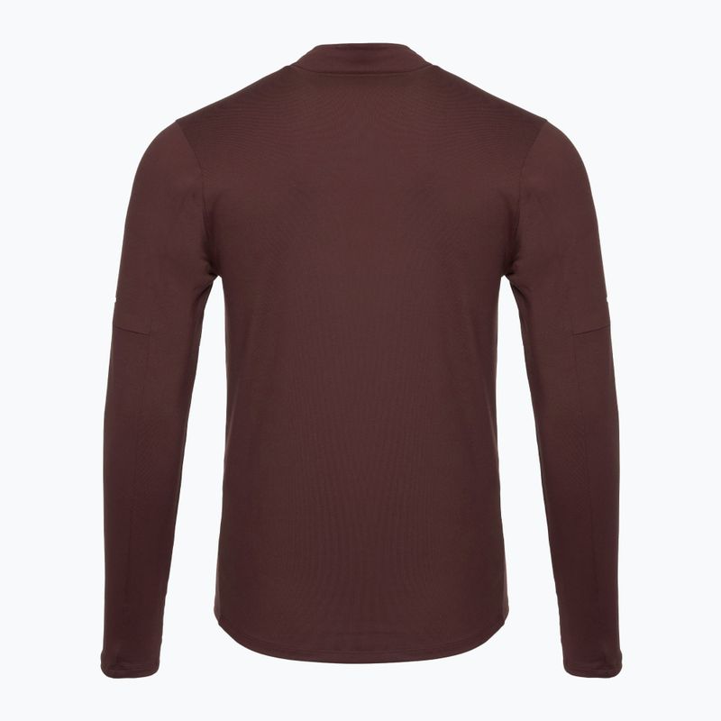 Vyriški bėgimo marškinėliai ilgomis rankovėmis Nike Dri-FIT Element 1/2-Zip burgundy crush 2