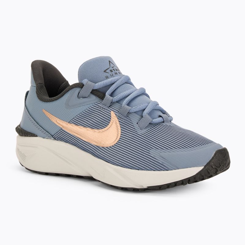 Vaikiški bėgimo batai Nike Star Runner 4 ashenslate/armorynavy/pureplatinum/metalredbronze