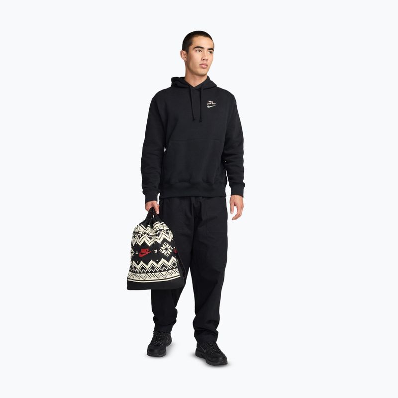 Sportinis maišelis Nike Heritage 13 l black/coconut milk/university red 10