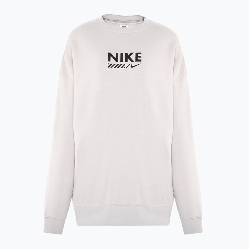 Moteriškas džemperis Nike Sportswear Oversized Crew-Neck light iron ore
