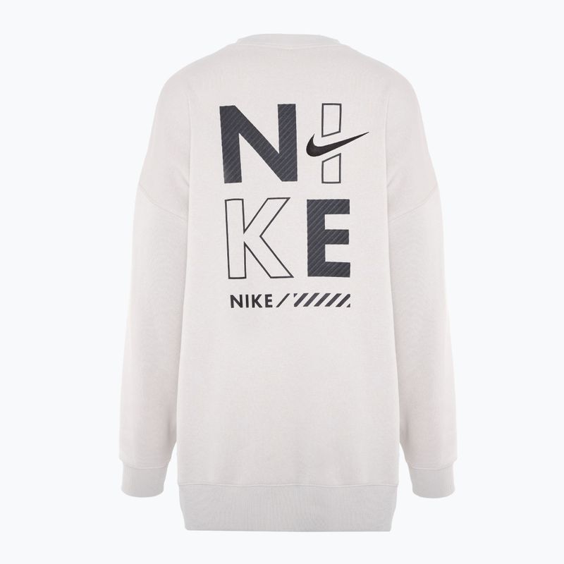 Moteriškas džemperis Nike Sportswear Oversized Crew-Neck light iron ore 2