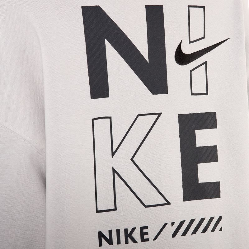 Moteriškas džemperis Nike Sportswear Oversized Crew-Neck light iron ore 4