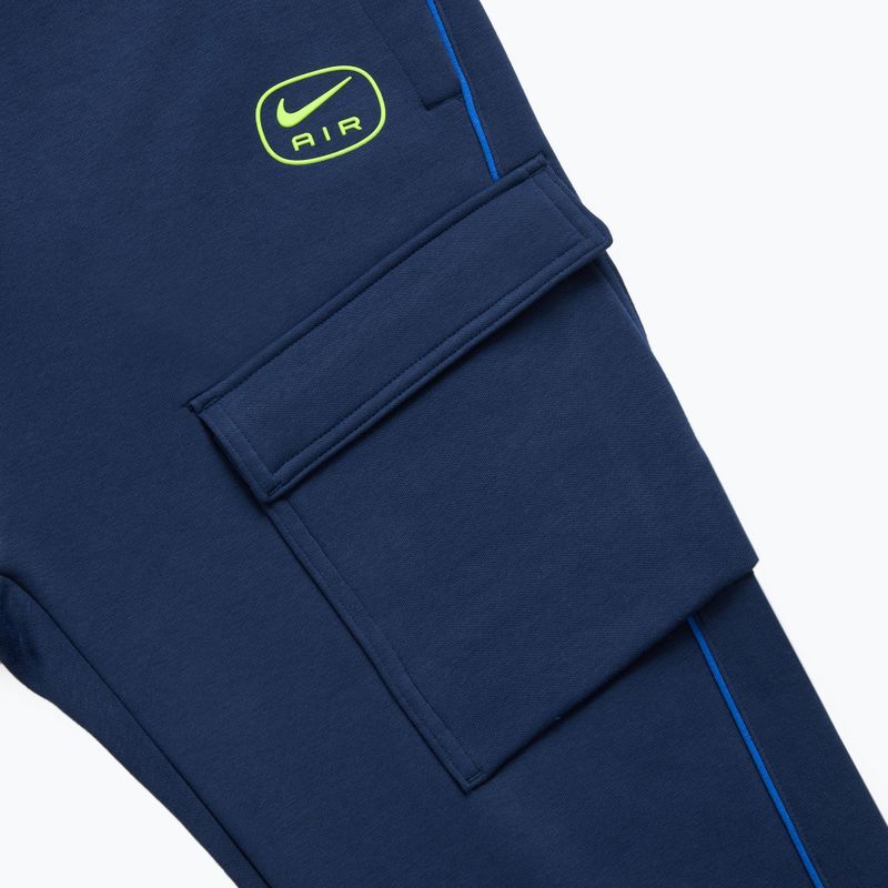 Vyriškos kelnės Nike Air Fleece Cargo midnight navy/ volt 3