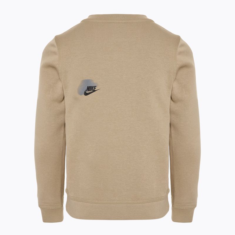 Vaikiškas džemperis Nike Sportswear Standard Issue Crew-Neck khaki 2