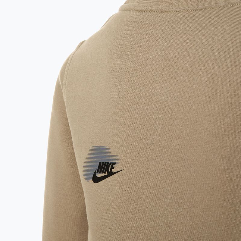 Vaikiškas džemperis Nike Sportswear Standard Issue Crew-Neck khaki 4