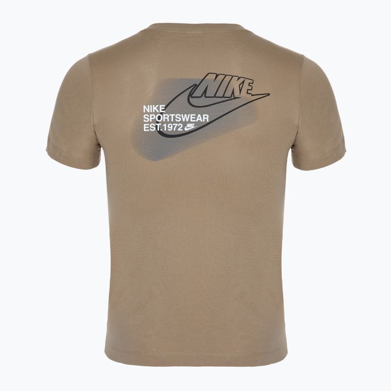 Vaikiški marškinėliai Nike Sportstwear Standard Issue khaki 2