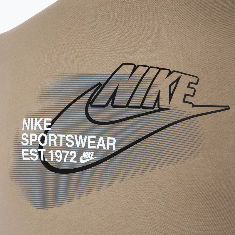 Vaikiški marškinėliai Nike Sportstwear Standard Issue khaki 4