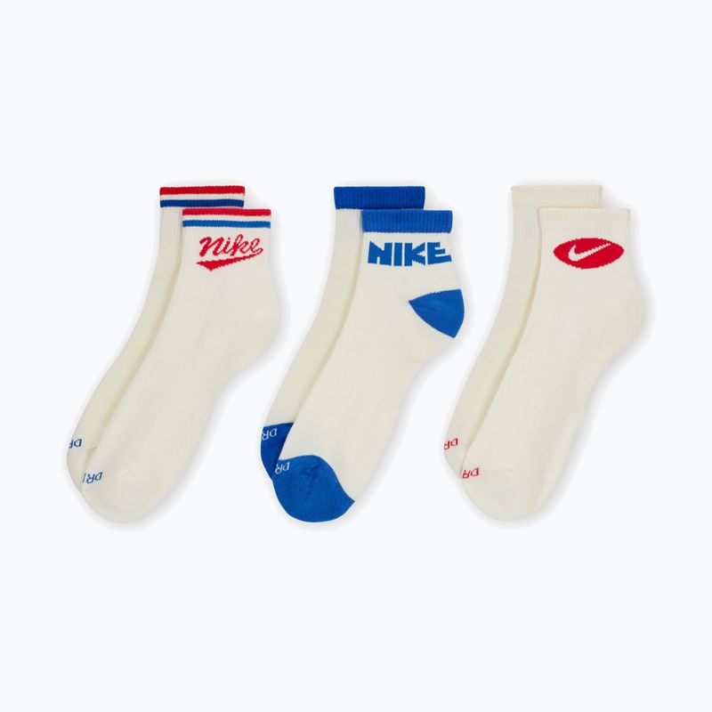 Vyriškos kojinės Nike Everyday Plus Ankle 3 poros multi-color/901 2
