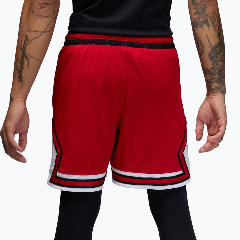 Vyriški krepšinio šortai Jordan Mesh Diamond 4" gym red/white/black 4
