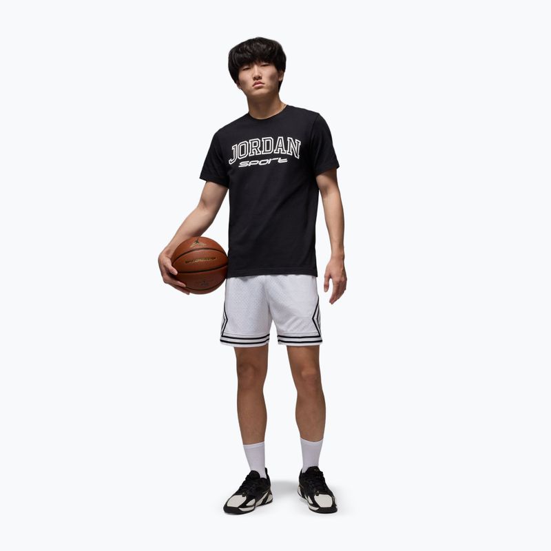 Vyriški krepšinio šortai Jordan Mesh Diamond 4" white/black/black 2